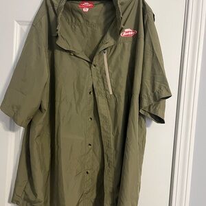 Berkley Olive Green Short Sleeve Shirt